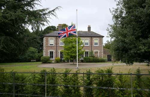 The Union flag flies at half mast at The Duchy of Cornwall headquarters at Poundbury, on September 09, 2022 in Dorchester, Dorset. Elizabeth Alexandra Mary Windsor was born in Bruton Street, Mayfair, London on 21 April 1926. She married Prince Philip in 1947 and acceded the throne of the United Kingdom and Commonwealth on 6 February 1952 after the death of her Father, King George VI. Queen Elizabeth II died at Balmoral Castle in Scotland on September 8, 2022, and is succeeded by her eldest son, King Charles III.