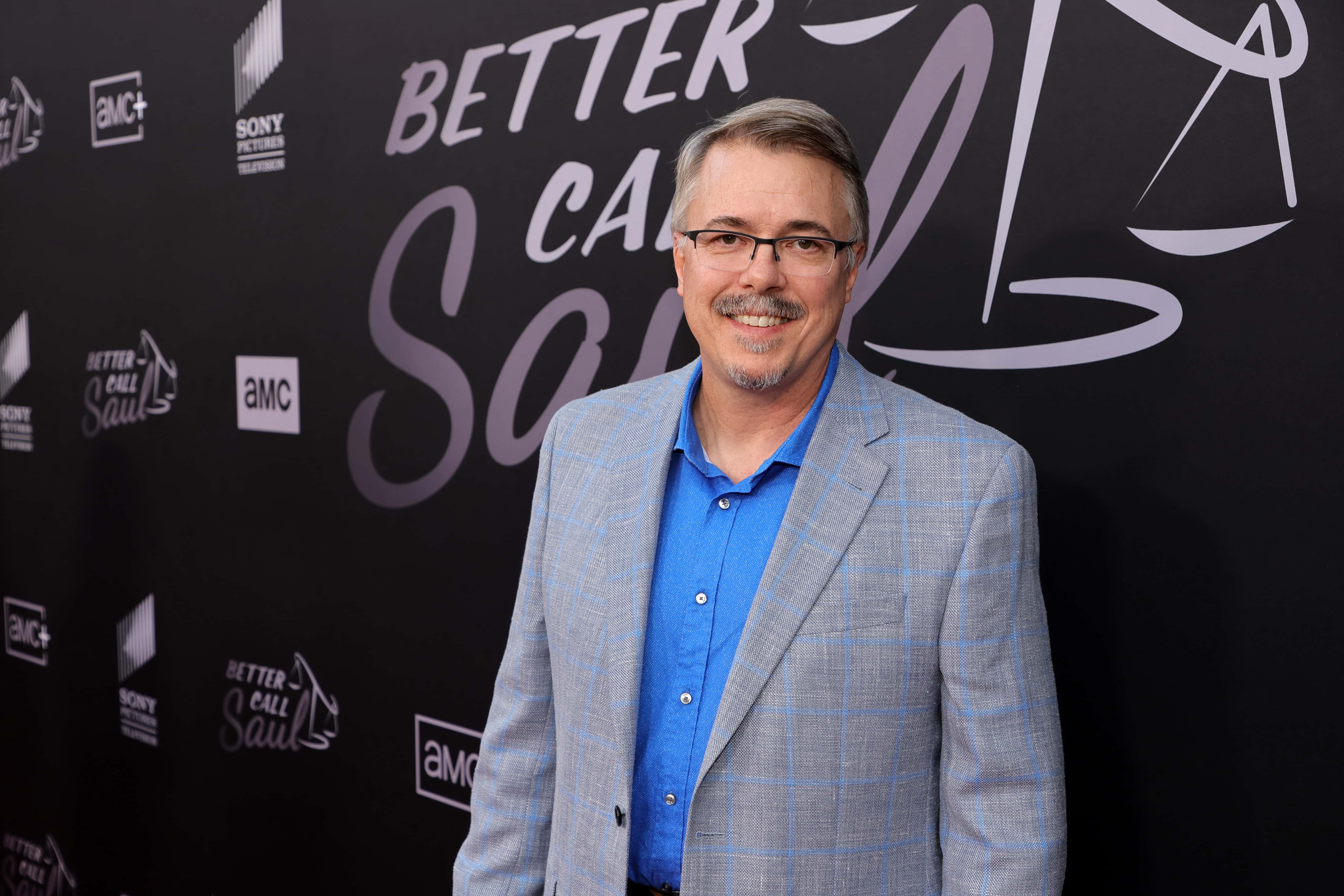 Vince Gilligan attends the premiere of the sixth and final season of AMC's