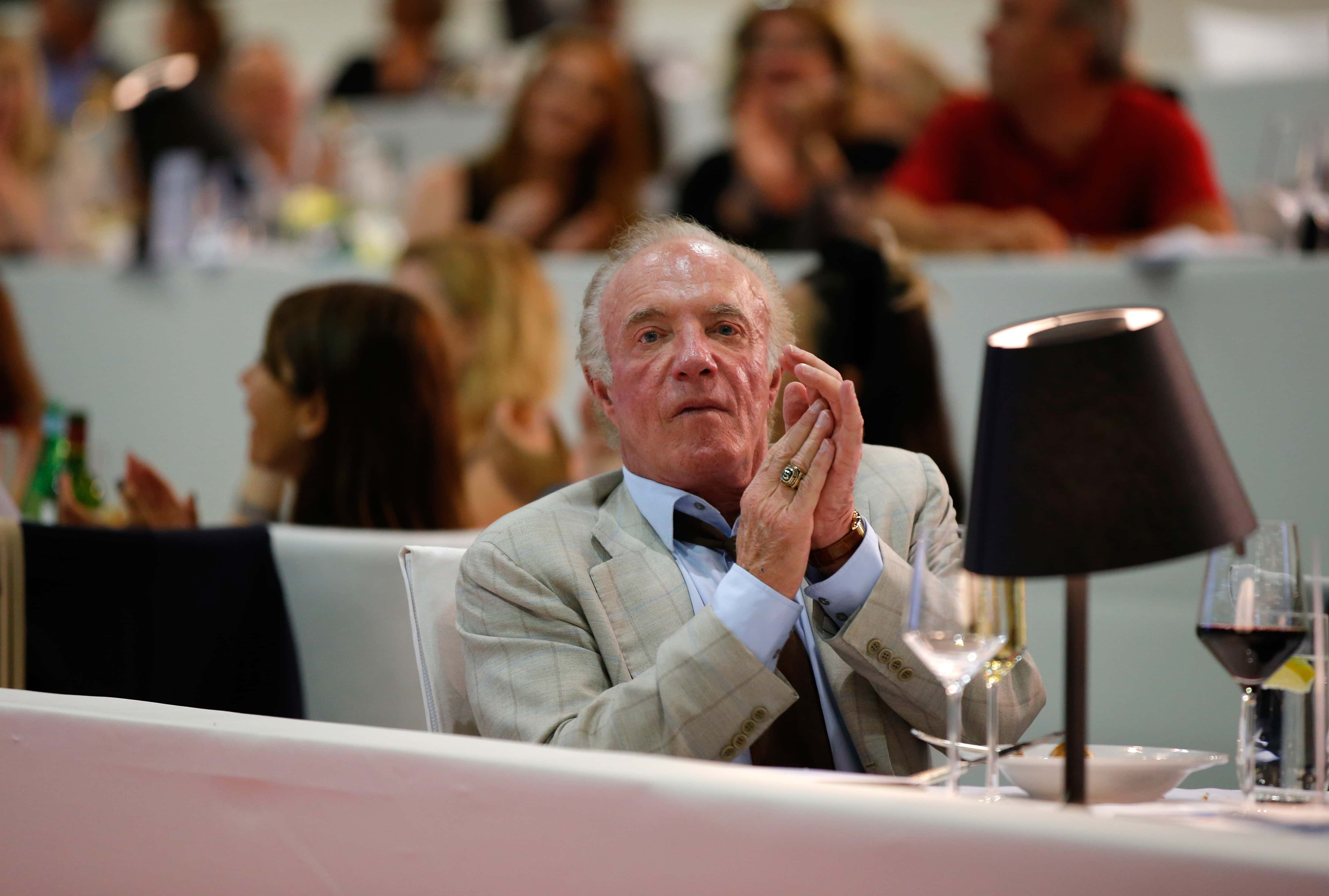 Actor James Caan attends the Longines Los Angeles Masters at Los Angeles Convention Center on September 28, 2014 in Los Angeles, California. (Photo by Joe Scarnici/Getty Images for Masters Grand Slam Indoor)