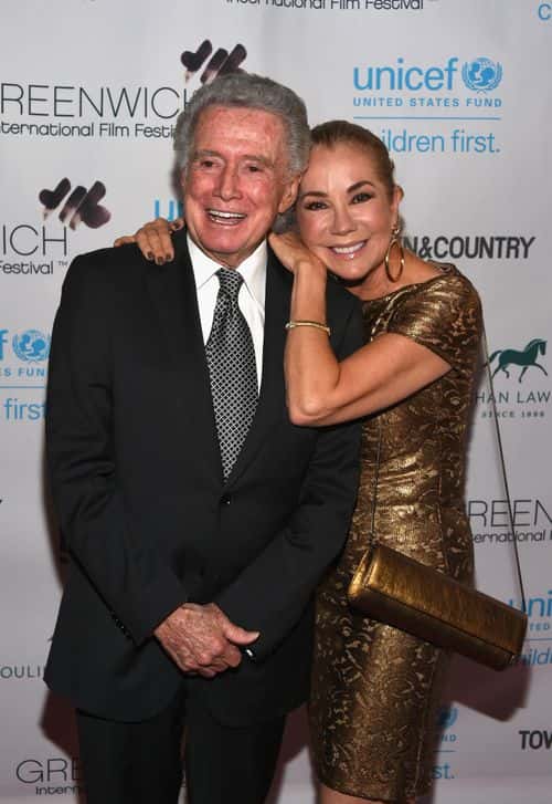 Regis Philbin and television host Kathie Lee Gifford attend Greenwich Film Festival 2015 - Changemaker Honoree Gala at L'Escale Restaurant on June 6, 2015 in Greenwich, Connecticut.