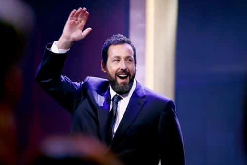 Adam Sandler onstage during the 24th Annual Mark Twain Prize For American Humor at The Kennedy Center on March 19, 2023 in Washington, DC. (Photo by Paul Morigi/Getty Images)