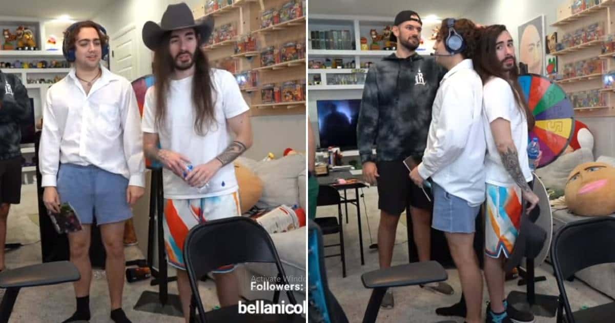 MoistCr1TiKaL is shorter than Mizkif (vKHUN/YouTube)