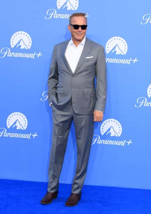 Kevin Costner arrives at the Paramount+ UK launch at Outernet London on June 20, 2022 in London, England.