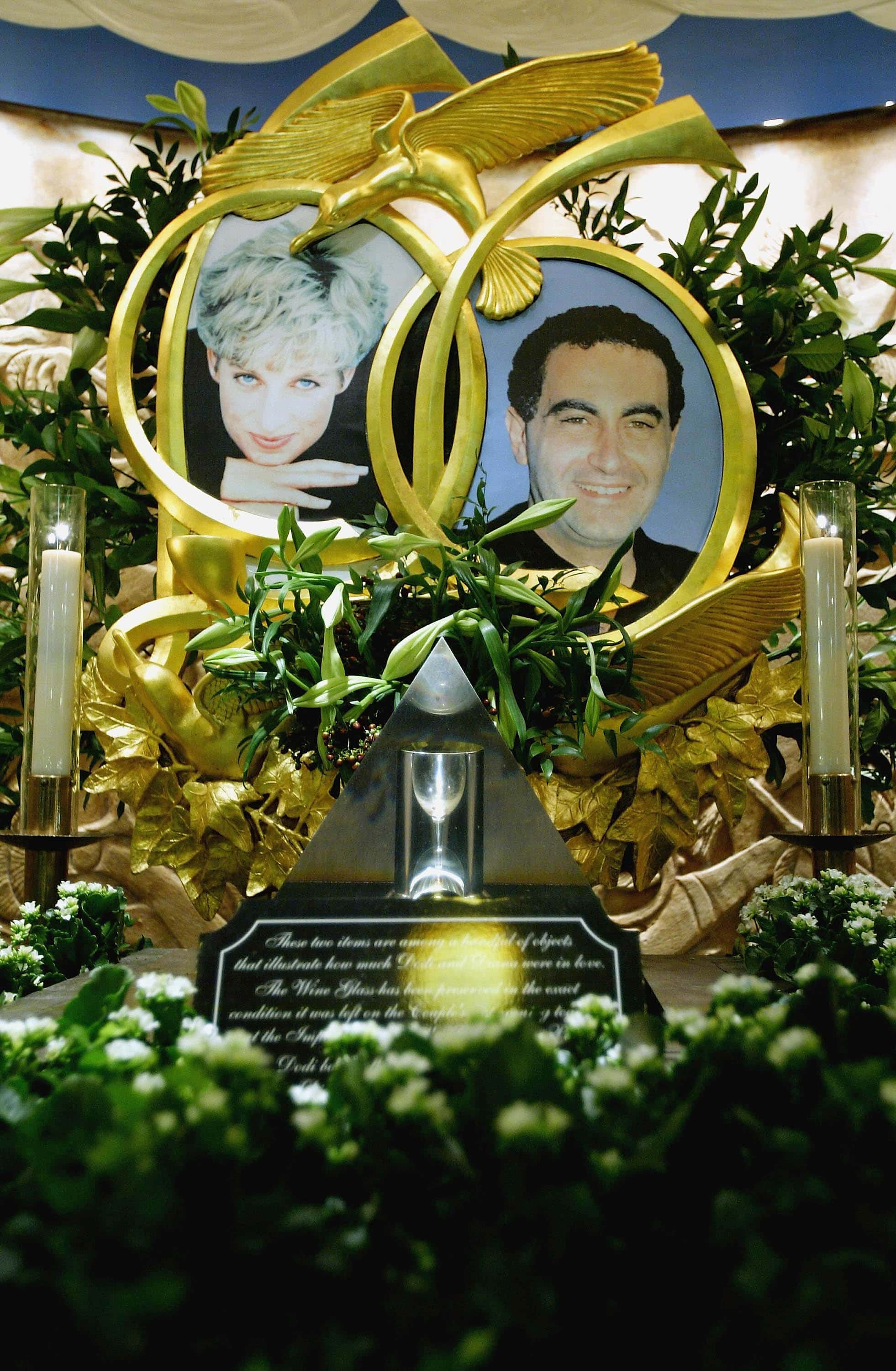 LONDON - DECEMBER 18: The memorial to Princess Diana and Dodi Fayad is seen in Harrods department st