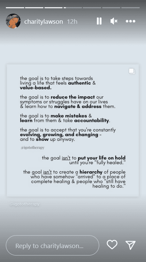 'The Bachelor' Season 27 contestant Charity Lawson talks about goals (Instagram/@charitylawson)