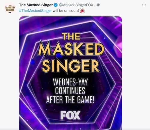 'The Masked Singer' Season 8 tweet screenshot (FOX)