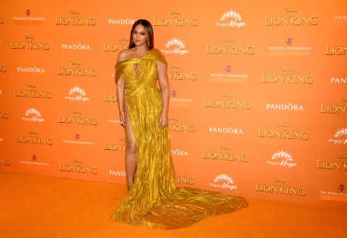 Beyonce Knowles-Carter attends the European Premiere of Disney's