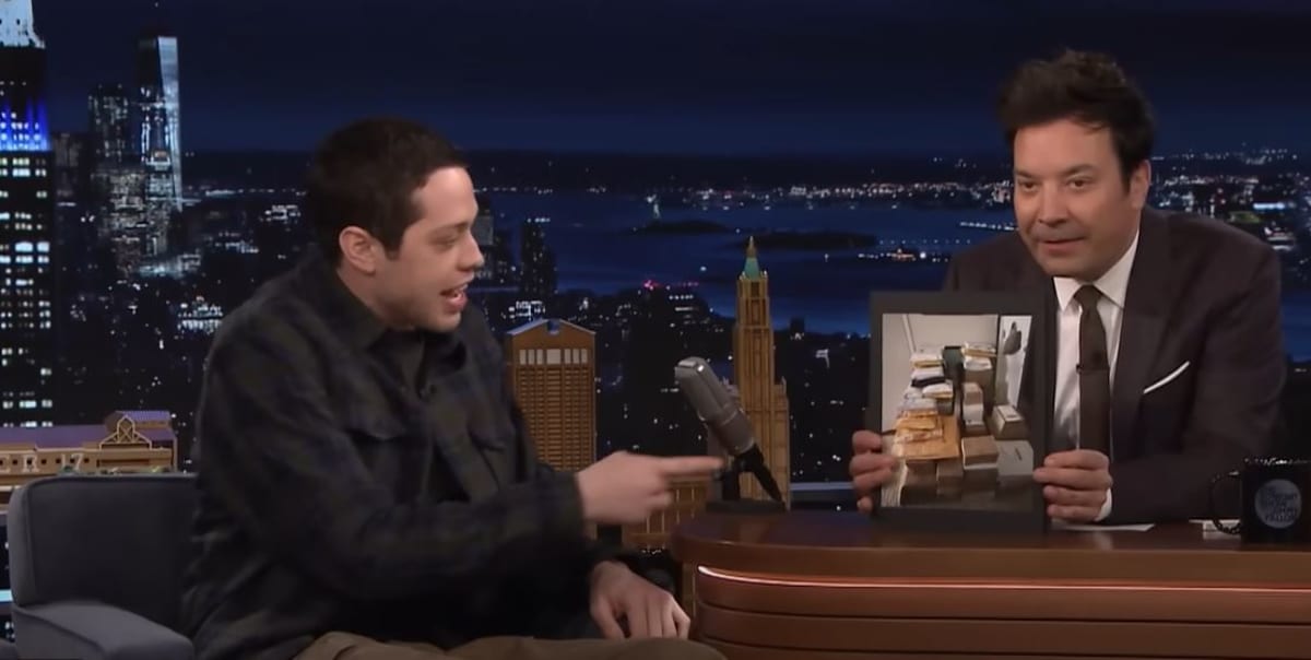 Pete Davidson and Jimmy Fallon
(@The Tonight Show Starring Jimmy Fallon/Youtube)