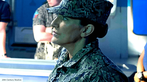 Edie Falco as General Frances Ardmore in 'Avatar: The Way of Water' (20th Century Studios)