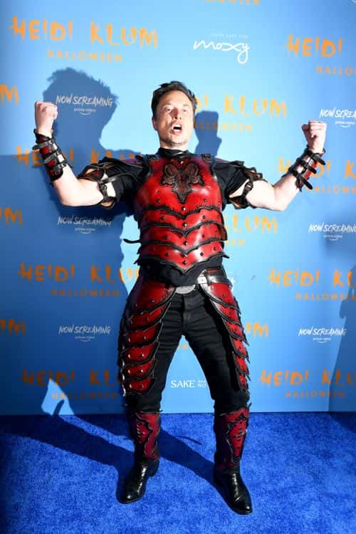 Elon Musk attends Heidi Klum's 21st Annual Halloween Party presented by Now Screaming x Prime Video and Baileys Irish Cream Liqueur at Sake No Hana at Moxy Lower East Side on October 31, 2022 in New York City.