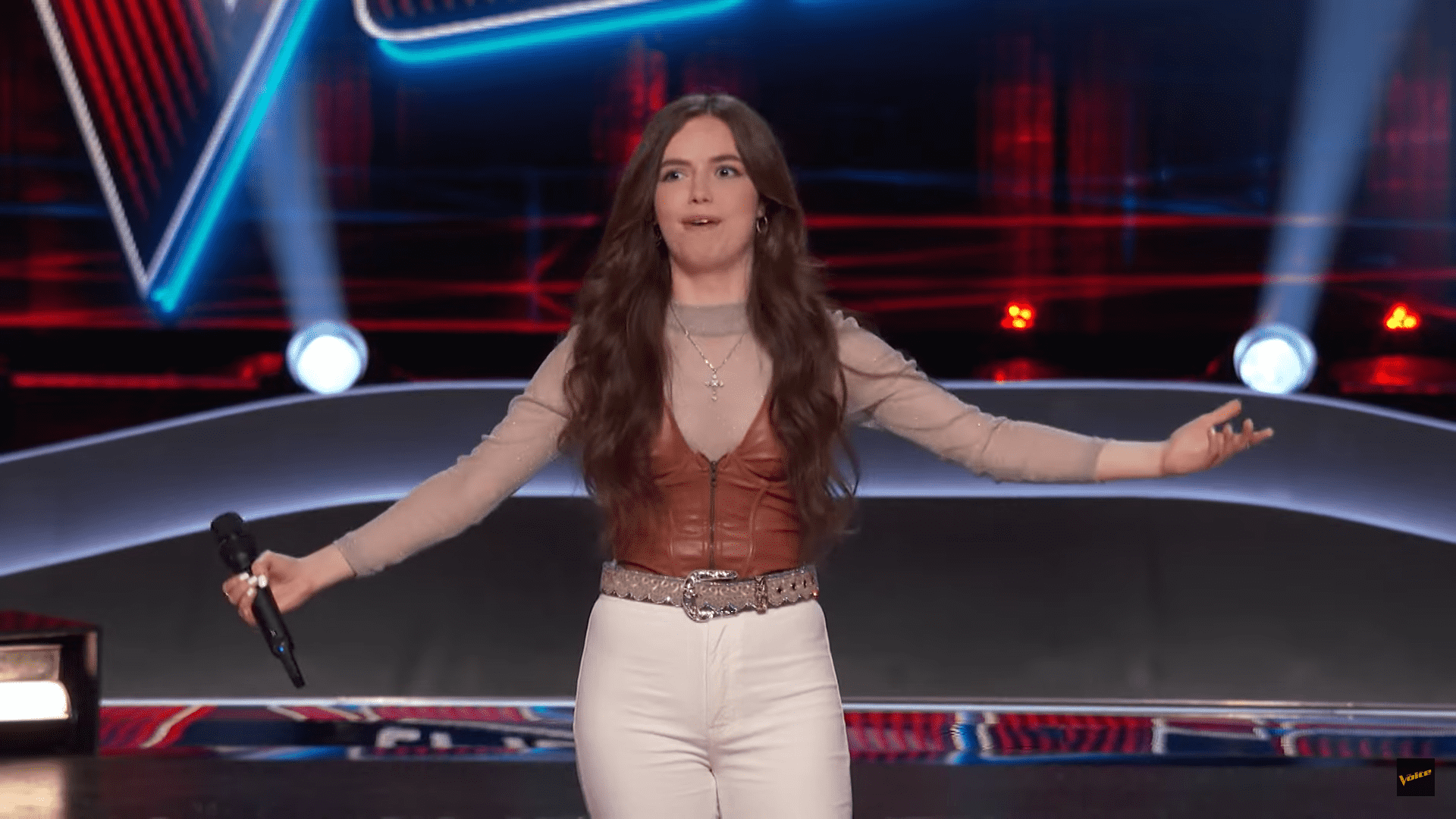 'The Voice' Season 24 singer Mara Justine will decide which judge she will pick in Episode 2 (NBC)