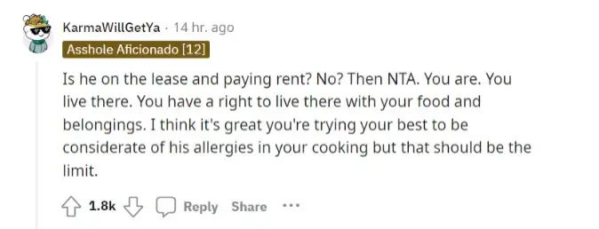 Reddit comment (Reddit)