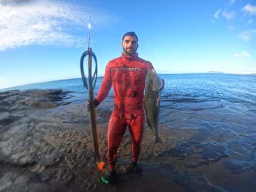 Christopher Lastra, 30, was underneath the ocean water hunting for fish in Magic Island on Thursday, December 08 when the boat came barrelling towards him. (Chris Laster/Facebook)