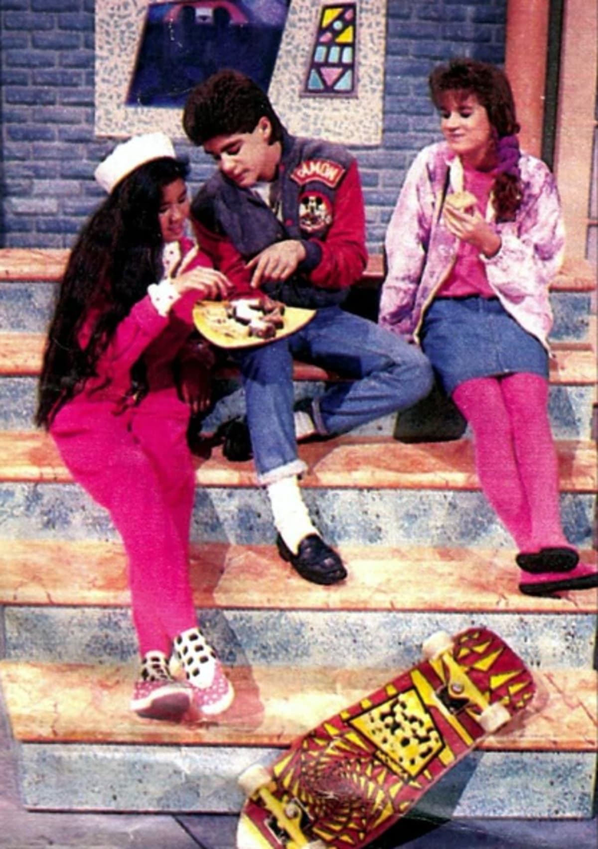 Tiffini Hale with Deedee Magno and Damon Pampolina in The All New Mickey Mouse Club (The Disney Channel)