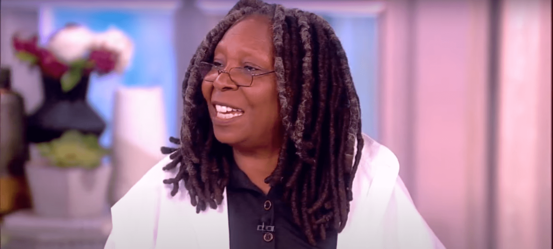 Whoopi Goldberg directly addresses the producers after being interrupted (YouTube/TheView)