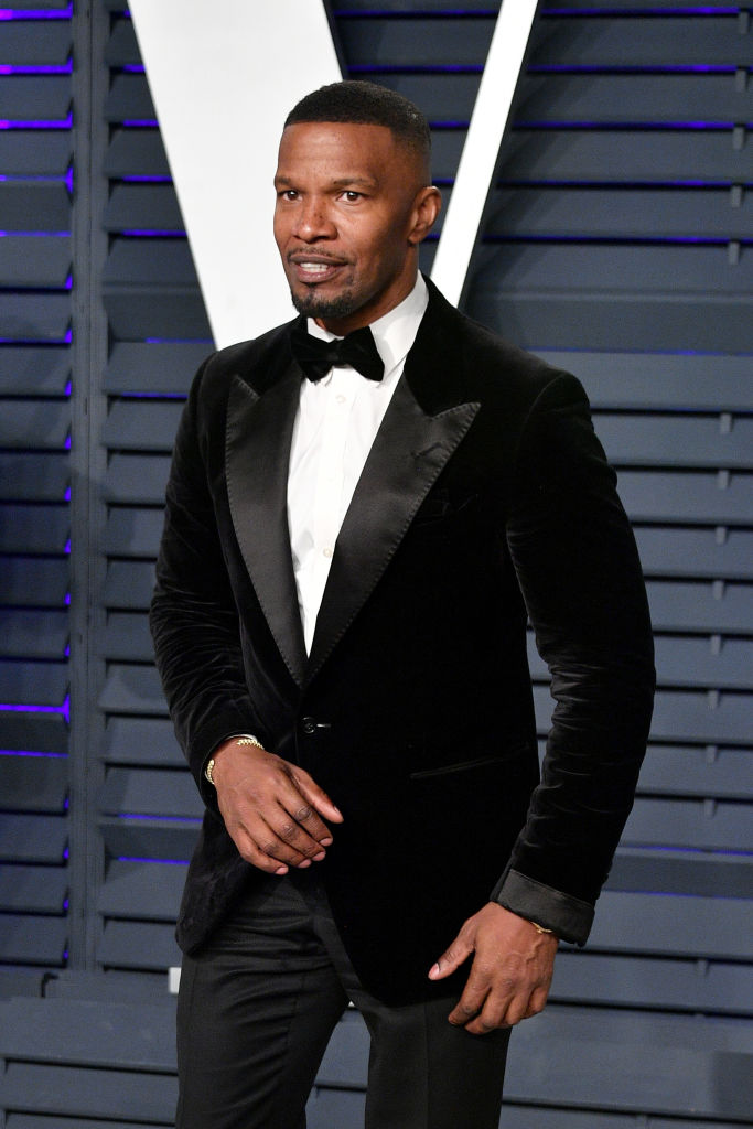 Jamie Foxx attends the 2019 Vanity Fair Oscar Party hosted by Radhika Jones at Wallis Annenberg Center for the Performing Arts on February 24, 2019 in Beverly Hills, California. (Photo by Dia Dipasupil/Getty Images)