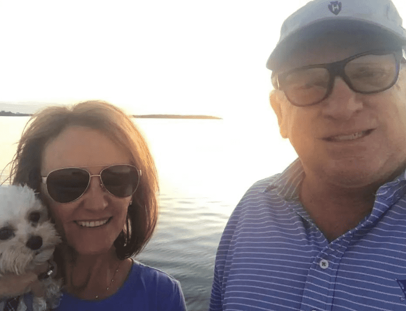 Dr. Scott Burke, seen with his wife Ellen in an undated Facebook photo, was arrested Sept. 5, 2023 (Facebook/Ellen Burke)