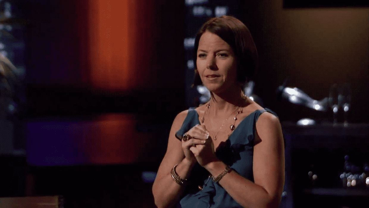 ShowNo Towels' owner, Shelly Ehler in 'Shark Tank' (ABC)