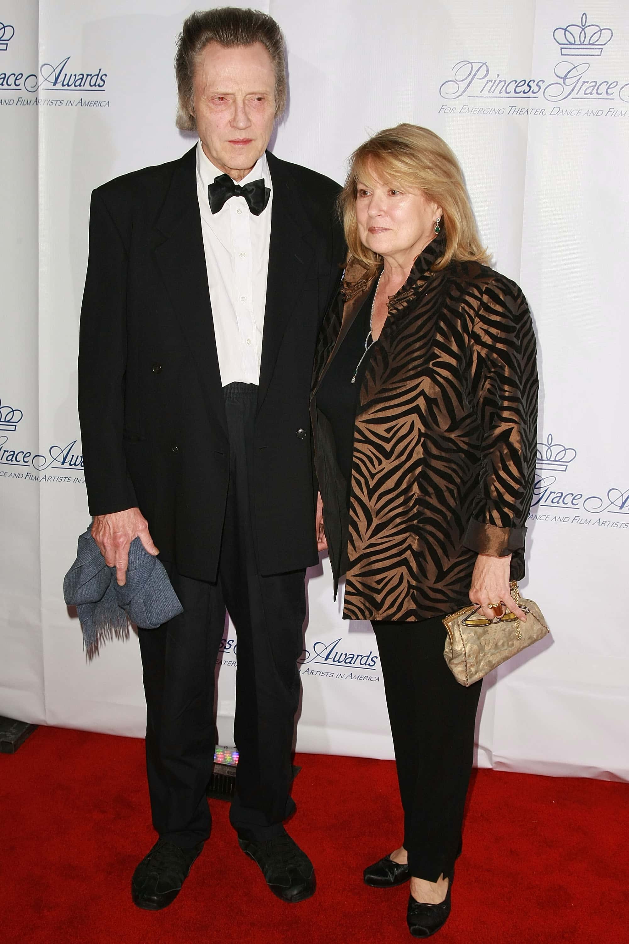 Actor Christopher Walken and wife Georgianne Walken attend the 2008 Princess Grace Awards Gala at Cipriani 42nd Street on October 15, 2008 in New York City. (Photo by Neilson Barnard/Getty Images)