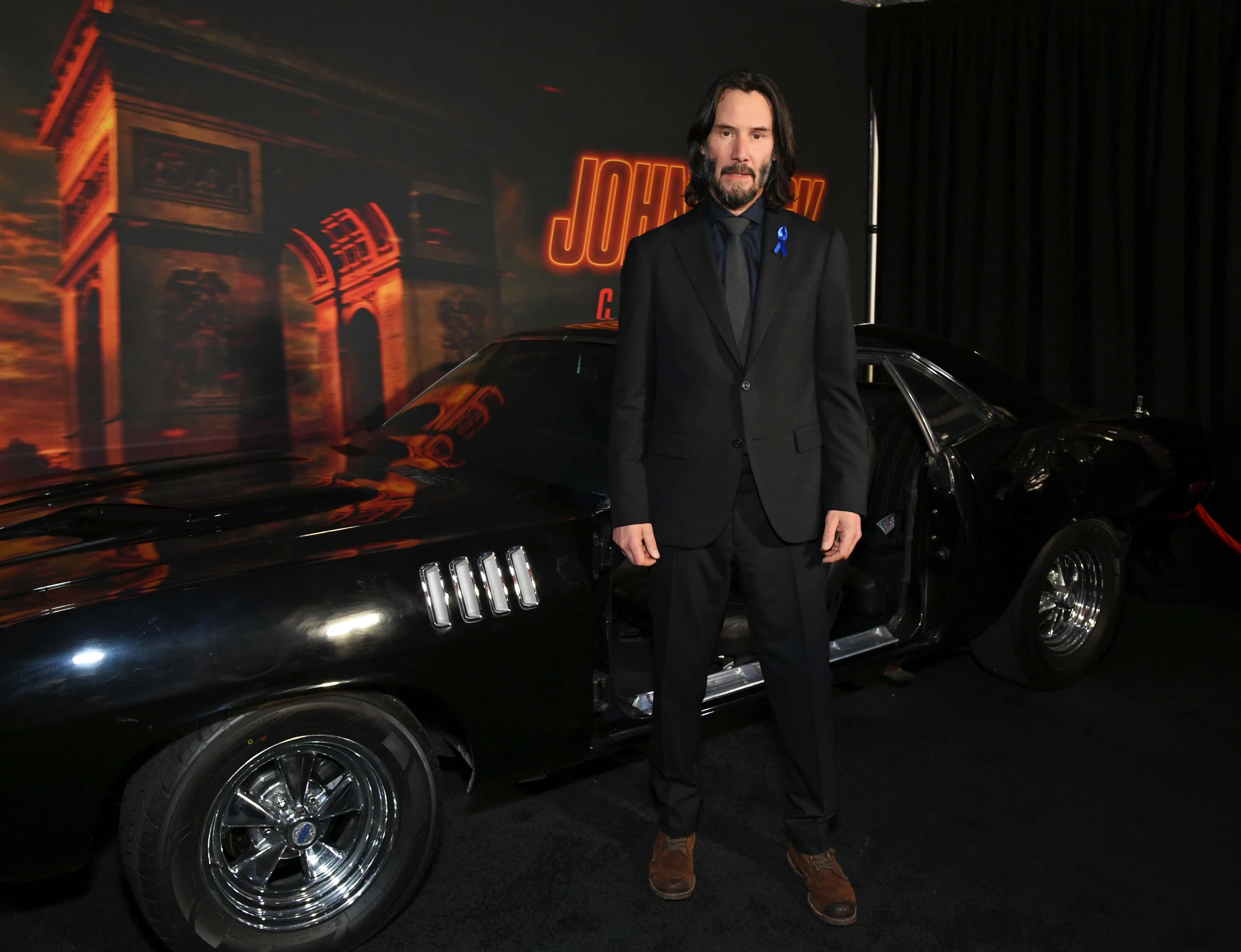 Keanu Reeves attends “John Wick: Chapter 4” Los Angeles Premiere at TCL Chinese Theatre on March 20, 2023 in Hollywood, California. (Photo by Jon Kopaloff/Getty Images for Lionsgate)