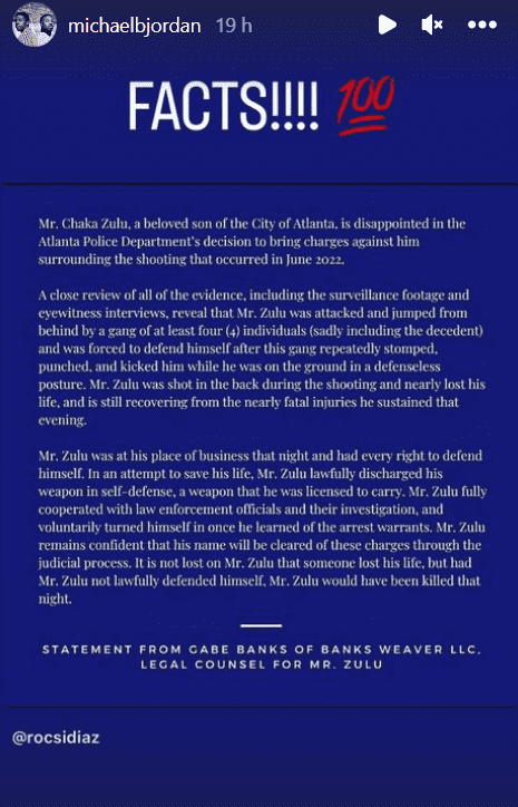 (Instagram@michaelbjordan)