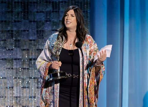 Alex Duda accepts the award for Outstanding Entertainment Talk Show onstage during the 49th Daytime Emmy Awards at Pasadena Convention Center on June 24, 2022 in Pasadena, California.
