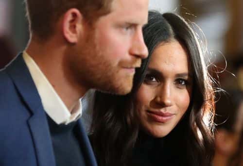 Prince Harry and Meghan Markle attend a reception for young people at the Palace of Holyroodhouse on February 13, 2018 in Edinburgh, Scotland. (Photo by Andrew Milligan - WPA Pool/Getty Images)
