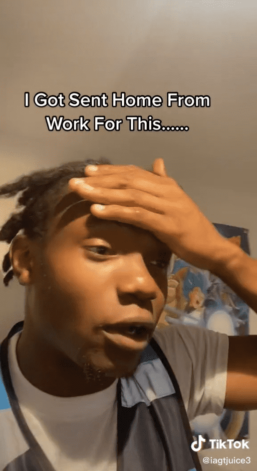 Amazon delivery driver was sent home for using the restroom during business hours. (Credit: TikTok/@iagtjuice3)