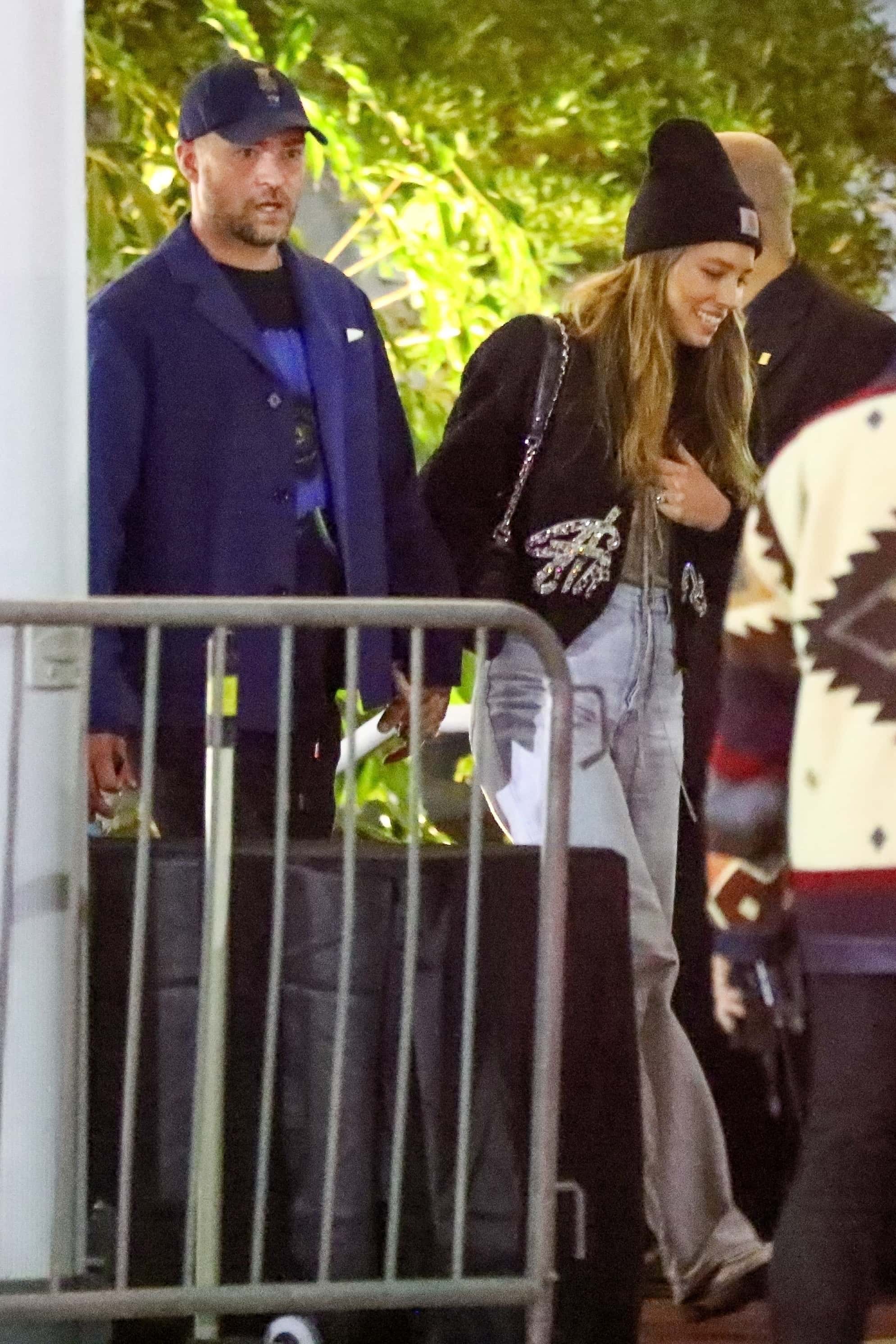 Justin Timberlake and his wife Jessica Biel enjoyed a romantic date night at the SZA concert in LA (Backgrid)