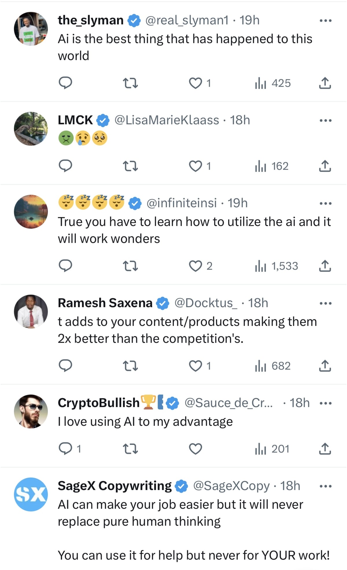 Comments on Andrew Tate's Tweet (@cobratate/Twitter)