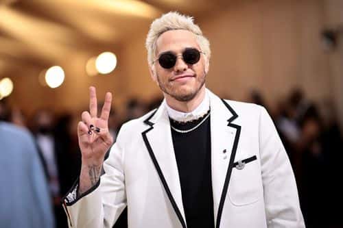Pete Davidson attends The 2021 Met Gala Celebrating In America: A Lexicon Of Fashion at Metropolitan Museum of Art on September 13, 2021 in New York City.