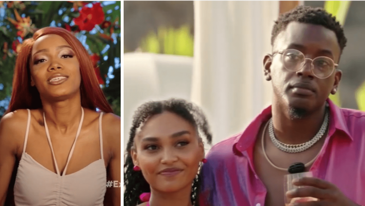 Shayla and Ri (L) had their first official encounter on 'Ex On The Beach: Couples' (MTV)