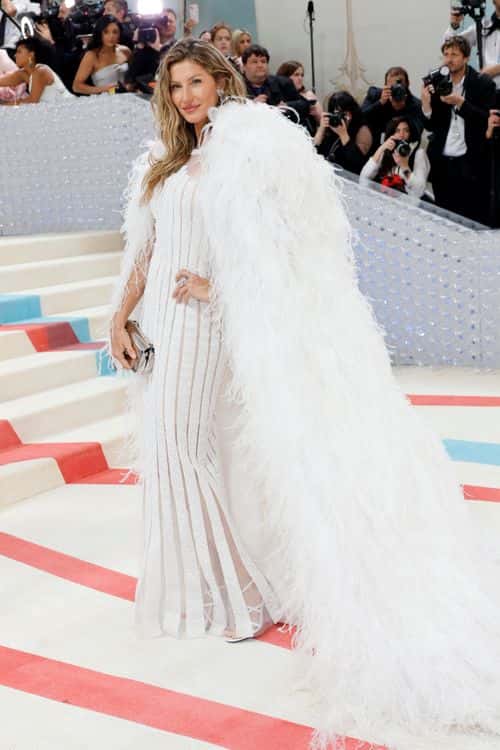 Gisele Bündchen attends The 2023 Met Gala Celebrating 