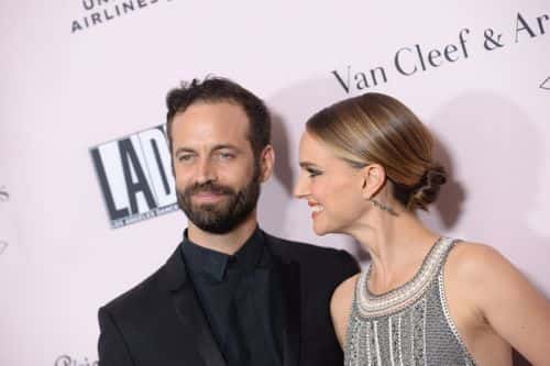 Benjamin Millepied and Natalie Portman attend LA Dance Project's 2019 Fundraising Gala on October 19, 2019 in Los Angeles, California.