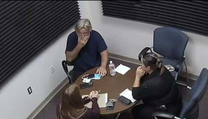 Alec Baldwin during the enquiry of the case along with Santa Fe County Police (Santa Fe Police Department)