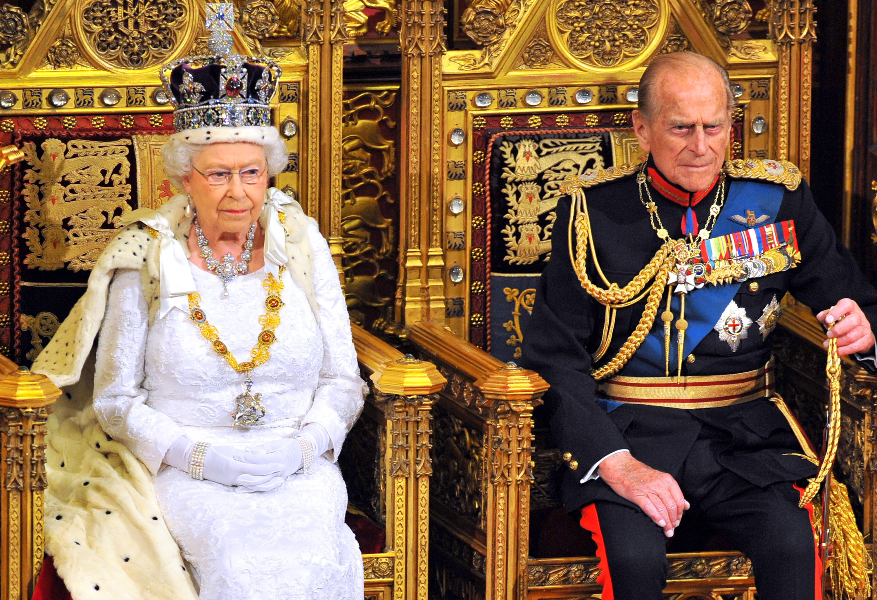 Queen Elizabeth and Prince Philip (Source: Getty Images)