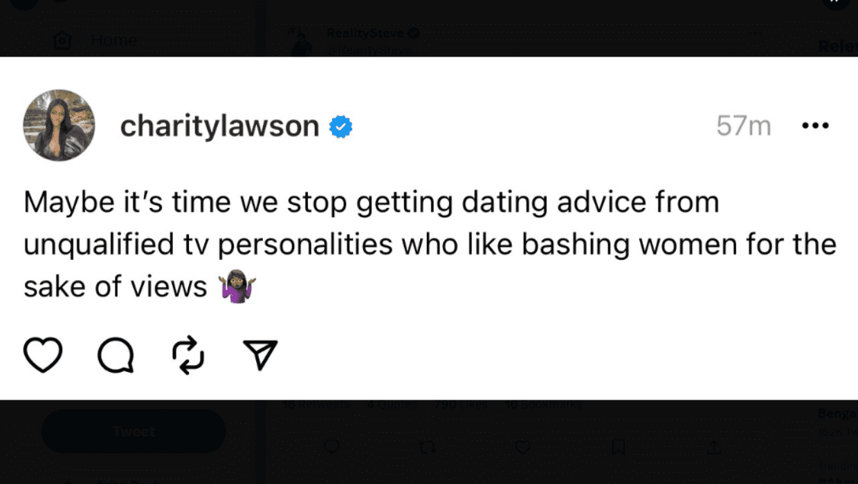 Charity Lawson hits back at Nick Viall in cryptic post (Threads)