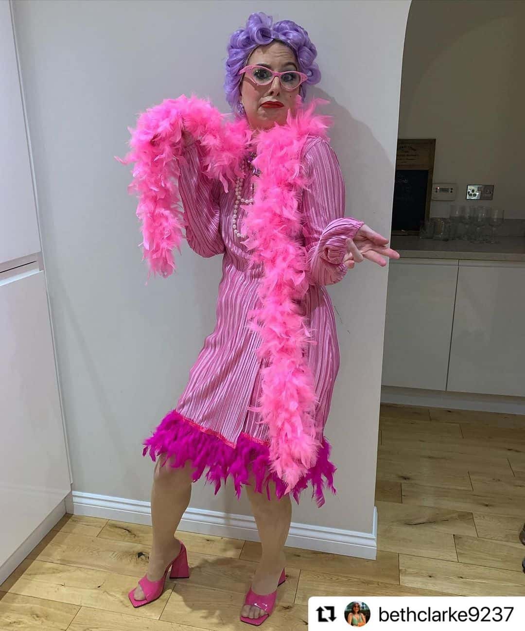 Humphries' most famous creation became a hit in the UK in the 1970s and landed her own TV chat show, the Dame Edna Everage Experience, in the late 1980s (dameednaeverage/Instagram)