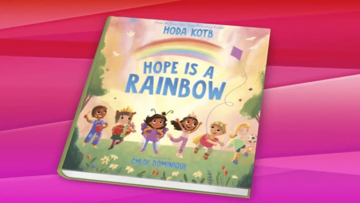 'Hope Is A Rainbow' by Hoda Kotb playfully depicts host's daughter, Hope (@hodaandjenna/Twitter)