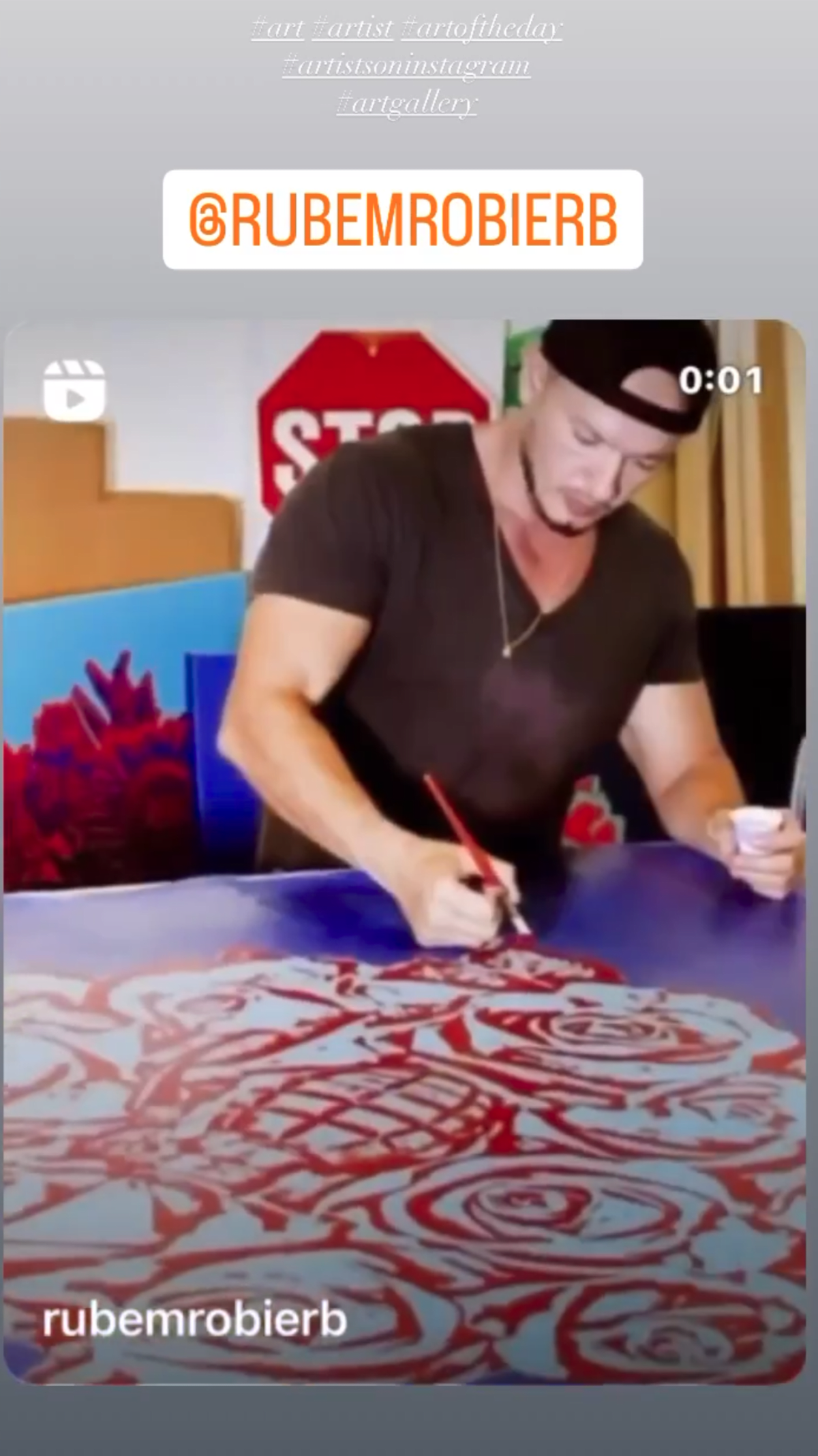 Rubem Robierb is a Miami based visual artist, sculptor and photographer (@samchampion/Instagram)