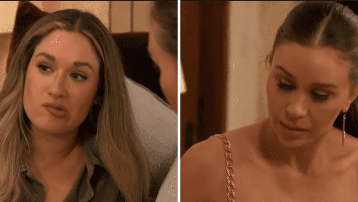 Logan Palmer kissing both Gabby and Rachel in 'The Bachelorette' 2022 (ABC)