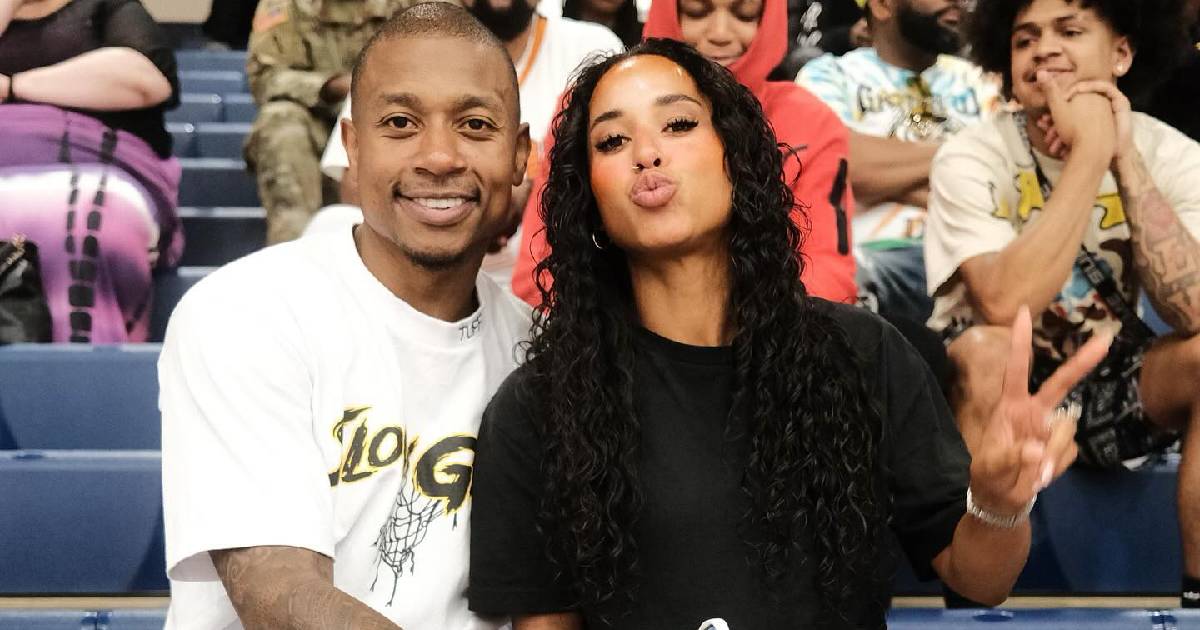 Isaiah Thomas is taller than his wife (ishaiahthomas/ Instagram)