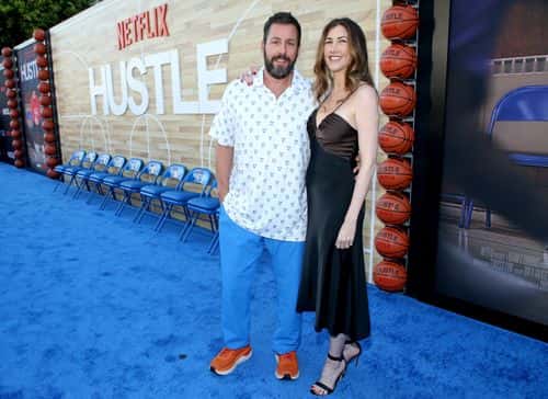 (L-R) Adam Sandler and Jackie Sandler attend the Netflix World Premiere of