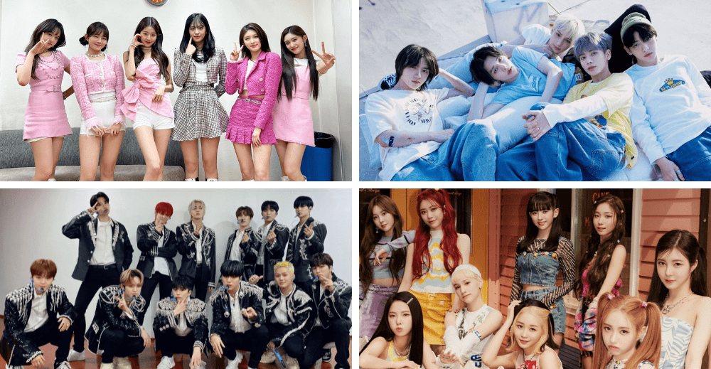 IVE, TXT, Treasure and Kep1er are nominated (@IVEstarship, @TXT_bighit, @ygtreasuremaker, @official_kep1er/Twitter)