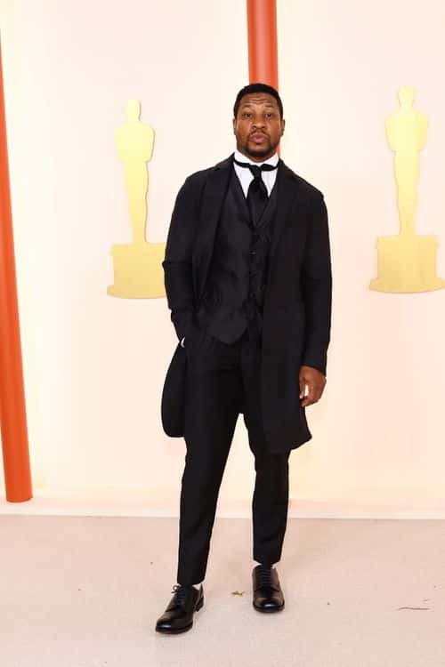 Jonathan Majors attends the 95th Annual Academy Awards on March 12, 2023 in Hollywood, California.