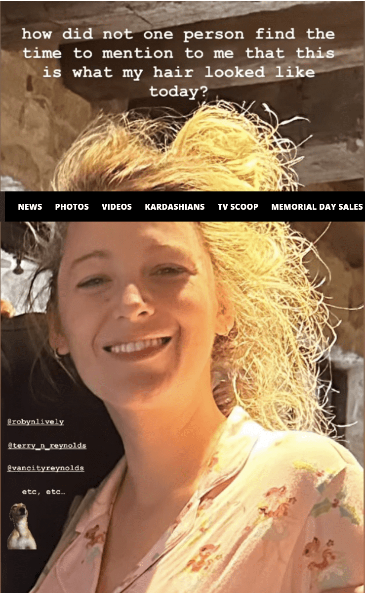 (@blakelively/Instagram)