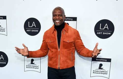 Terry Crews attends the 2023 LA Art Show opening night premiere party benefiting St. Jude Children's Research Hospital at Los Angeles Convention Center on February 15, 2023 in Los Angeles, California.