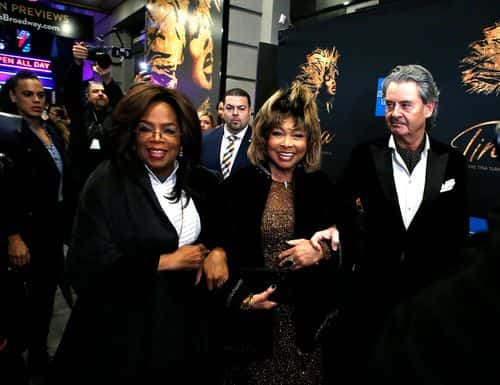 Oprah Winfrey, Tina Turner and Erwin Bach attend 