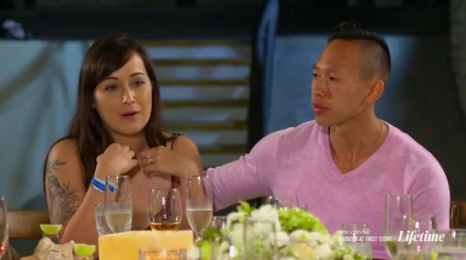Morgan and Binh on 'Married At First Sight' (Lifetime)
