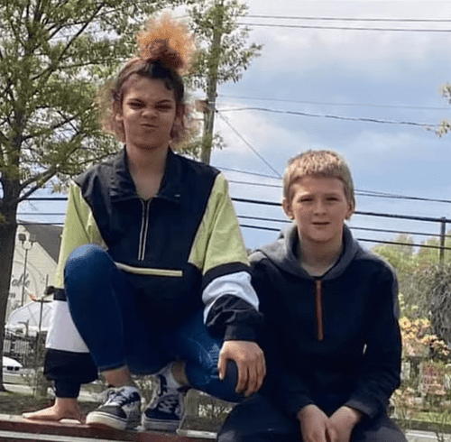 Tyler Phillips (R) pushed Krystal Randolph (L) out of the way and took the fatal hit. (Facebook/babyiegirl)